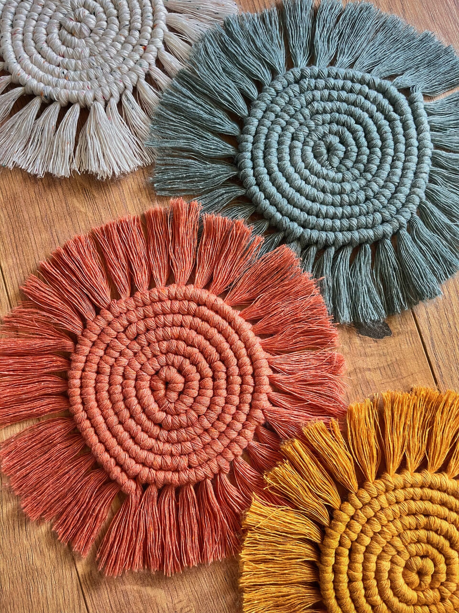 Makramee Workshop, Produkt Untersetzer Boho - Werkraumliebe DagnyHilpert