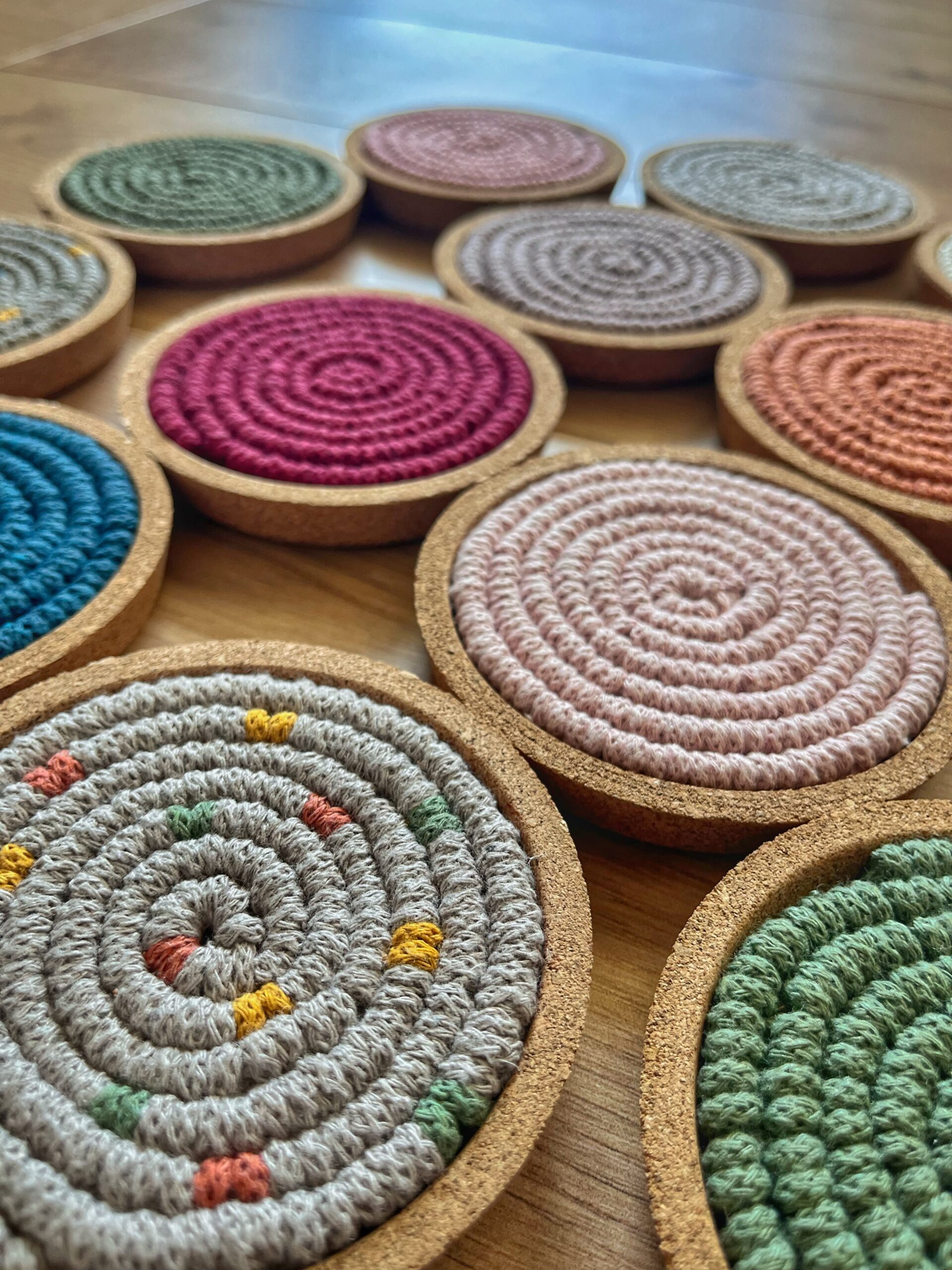 Makramee Untersetzer Workshop, Produkt Untersetzer Kork - Werkraumliebe DagnyHilpert
